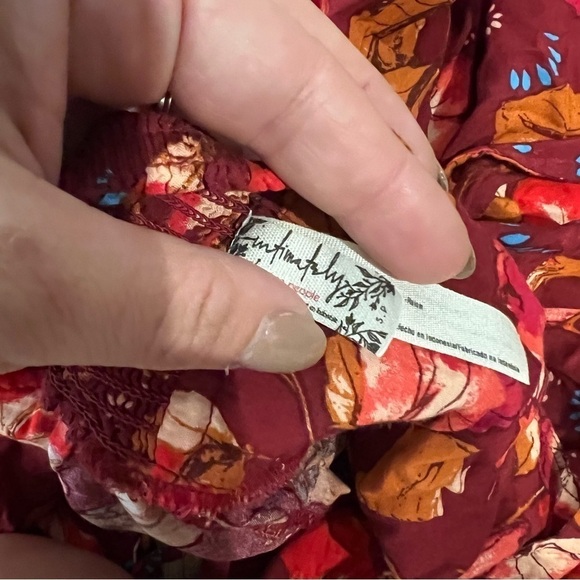 Free People Floral Mini Lattice Lovers Slip Dress - Picture 10 of 11